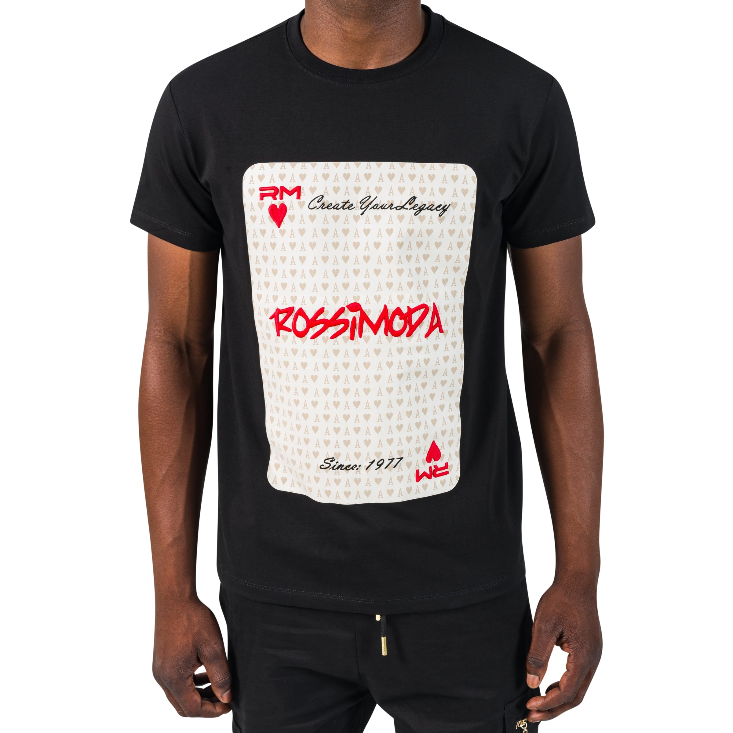Rossimoda T-Shirt Fabrizio Black